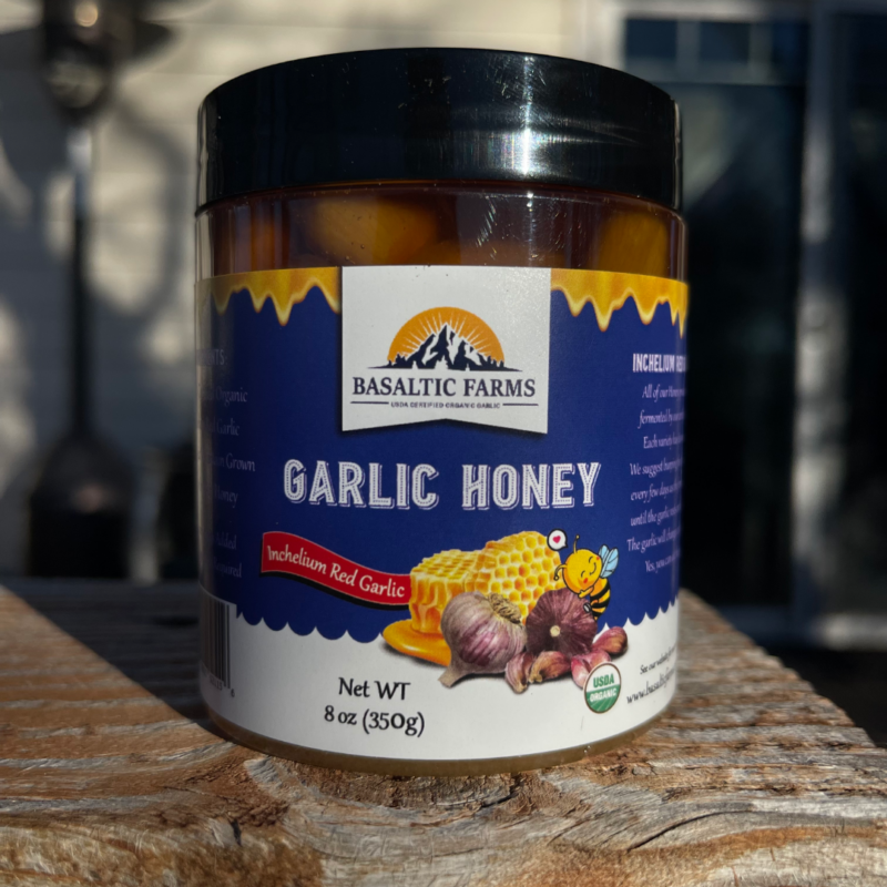 Organic Fermented Garlic Honey - Basaltic Farms